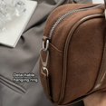 thumbnail image 6 of JZROCKER Fashionable Faux Sueded Handbag with Top Handle Spacious Velvets Crossbody Bag, 6 of 20