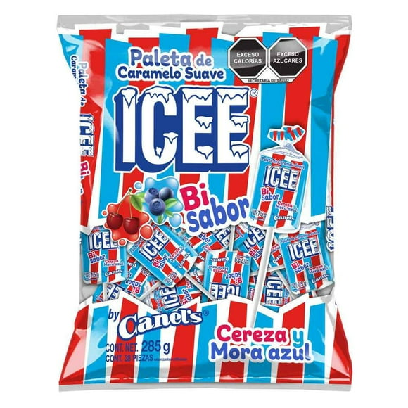 Paleta de caramelo suave Icee 285 g