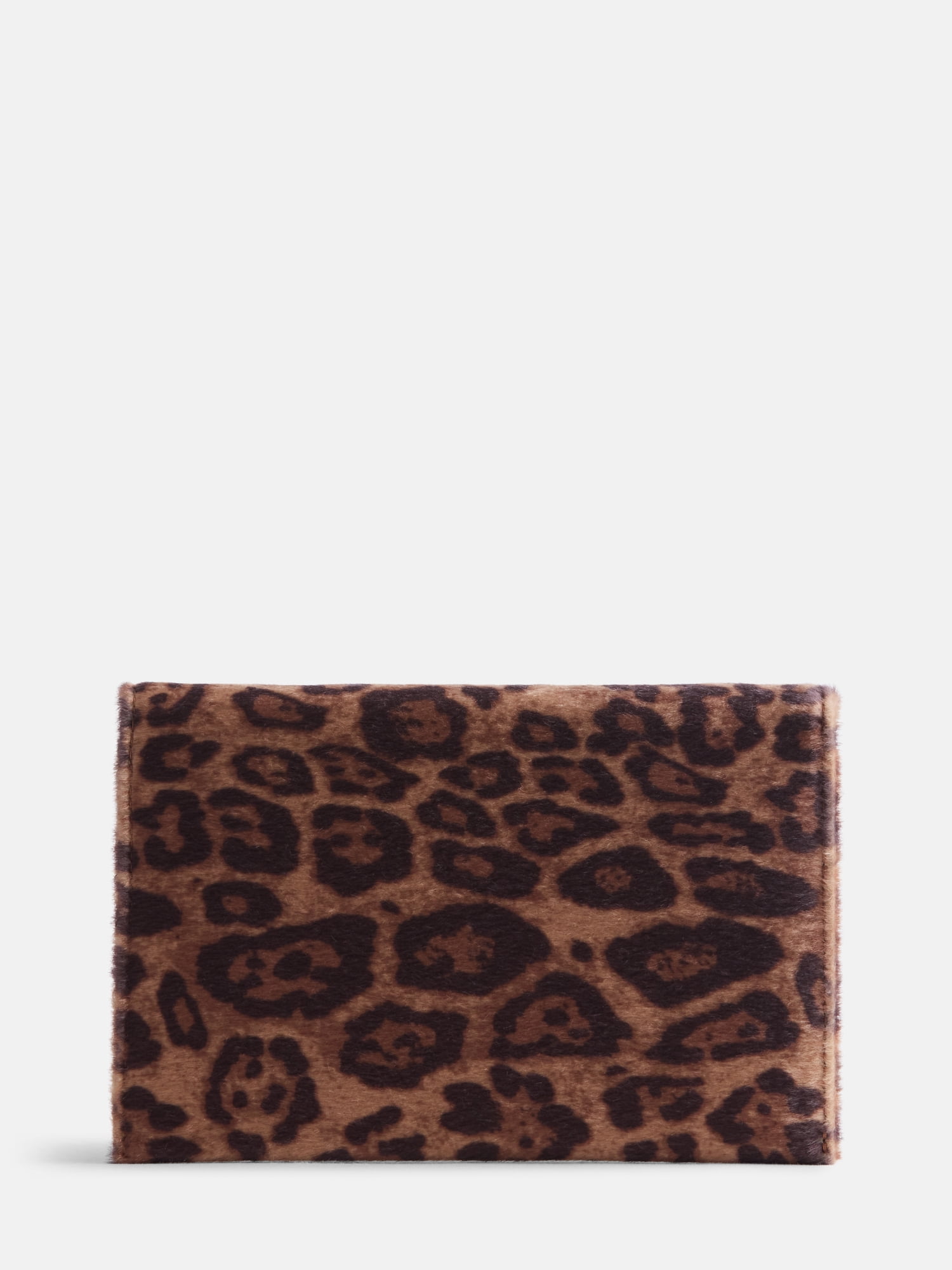 Scenario Women's Bifold Clutch Wallet, Leopard
