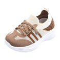 thumbnail image 2 of Girls Tennis Shoes, Kids Sneakers, Basketball Shoes, Toddler Shoes Boys Girls Walking Shoes Toddler Slip On Shoes Wide Kids Tennis Shoes Lightweight Toddler Shoes Baby Sneakers, Khaki US-7C/EU-23, 2 of 9