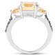 thumbnail image 2 of 2.61 Carat Genuine Citrine and Champagne Diamond .925 Sterling Silver Ring QJ Model, 2 of 3