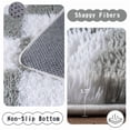 thumbnail image 7 of SARAG Checkerboard Carpet Area Rugs For Living Room White And Light Gray 5x7ft Area Rug Modern Non-Slip Shag Carpets For Boys Girls Nursery Home Aesthetic Decor, 7 of 7