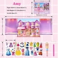 thumbnail image 3 of Juego de vestir magnético Yuzee Princess para niñas de 4 a 7 años, 3 of 7