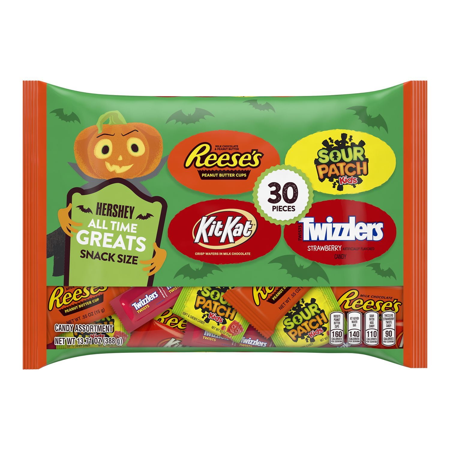 Hershey, All Time Greats Chocolate and Fruit Flavored Assortment Snack