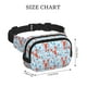 thumbnail image 4 of Fotbe Lobsters Cangurera Cuadrada con Estampado de Doble Capa, Bolsa de Cintura Ajustable Mini para Hombres y Mujeres, 4 of 9