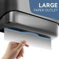 thumbnail image 3 of Paper Towel Dispenser Wall Mounted Adhesive Multifold Trifold Commercial Paper Hand Towel Dispenser for Bathroom Gray, 3 of 8