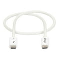 thumbnail image 5 of StarTech.com TBLT34MM50CW Thunderbolt 3 Cable – 1 ft /0.5m – White – 4K 60Hz – 40Gbps – Passive – Thunderbolt Cable – USB Type C Charger, 5 of 9