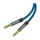 thumbnail image 1 of wonima44 MCSPER 2 Pack TRRS 3.5mm Audio Cable, 5Ft 4-Conductor (4 Pole) with Mic[Microphone Compatible] Nylon Braided Aux Cord Compatible Car Home Stereos,Speaker,Headphones,Sony(Blue), 1 of 1