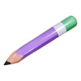 thumbnail image 1 of segolike Inflatable Pencil Balloon 70cm Crayon Balloon for Classroom Celebration Room violet, 1 of 9
