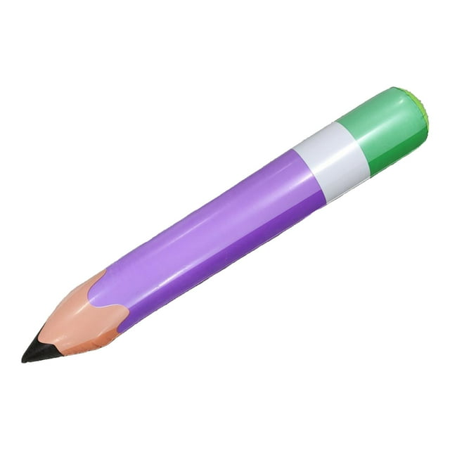 segolike Inflatable Pencil Balloon 70cm Crayon Balloon for Classroom Celebration Room violet