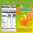 thumbnail image 2 of Peelerz Gummy Peach Peeling Candy, Peelable Fruit Snacks, Resealable 2.19oz Bag Gift Candy (Pack of 3), 2 of 5