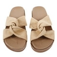 thumbnail image 1 of KAKOWELY 1 par de pantuflas de suela plana estilo hawaiano, sandalias de playa antideslizantes, elegantes zapatos de playa, talla 37, 1 of 5