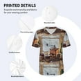 thumbnail image 5 of Fotbe Oil Lamp Coffee Beans Baseball Jersey Shirt for Men and Women, Casual Short Sleeves Button Down T-Shirt-, 5 of 9