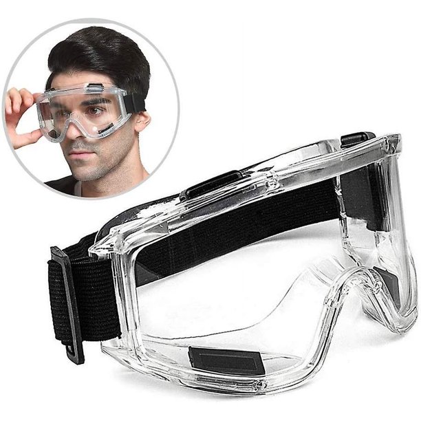 Gafas de seguridad antisalpicaduras, a prueba de polvo, a prueba de viento, gafas de laboratorio de trabajo, protección para los ojos