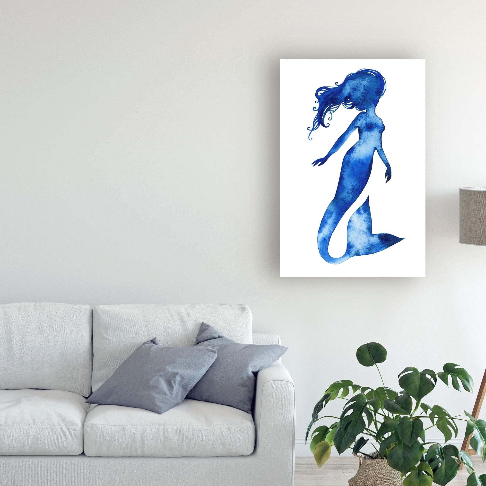 Trademark Fine Art 'Blue Sirena II' Canvas Art by Grace Popp