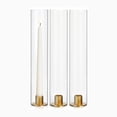 thumbnail image 2 of HofferRuffer Hurricane Candle Holder, 3Pcs Metal Taper Candle Holders with 11.8 inch Tall Glass Windproof Cover for Wedding Home Decor Table Centerpiece Outdoor Party, 2 of 2