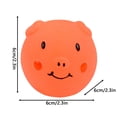 thumbnail image 5 of Cute Pig-Shaped Dog Squeaky Toy Ball, Durable Non-Toxic Soft Rubber Chew Toy With Fun Squeaker, Interactive Teeth Cleaning Toy For Puppies, Small To Medium Dogs For Indoor, 5 of 6