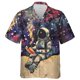 thumbnail image 3 of Camisas hawaianas con estampado 3D de astronauta para hombre, camisas con solapa de astronauta, camisetas holgadas con botones para la calle, mangas cortas, estilo hawaiano, 3 of 4