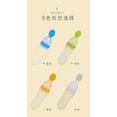 thumbnail image 2 of 90ML Infant Baby Bottle With Spoon Feeder Feeding Safety Silicone Feeder Food Rice Cereal Bottle For Lovely Gift yellow, 2 of 5