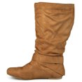 thumbnail image 3 of Journee Womens Shelley-6 Wide Calf Round Toe Mid Calf Boots, 3 of 10