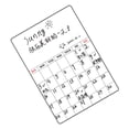 thumbnail image 4 of Autocollant Magnétique de Note de Réfrigérateur, Commode Réfrigérateur Soft Tableau Blanc Effaçable avec le Stylo pour le Panneau de Message de Machine à Laver, Horaire, Panneau de Message Vide, 4 of 8