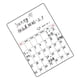 thumbnail image 4 of Pegatina magnética para notas para frigorífico, borrable, grabable, pizarra blanca suave, pegatina para notas con bolígrafo, agenda A3, 4 of 10
