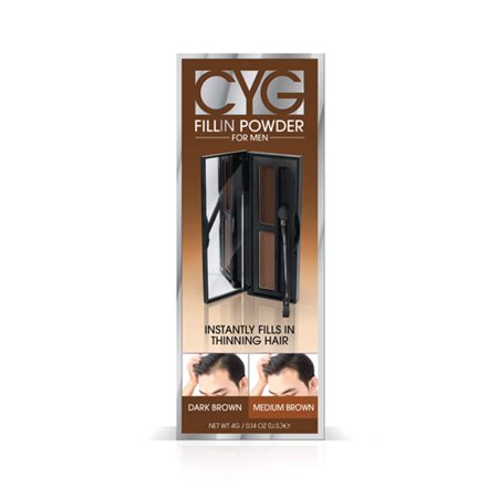 Cover Your Gray Fill In Powder Pro for Men - Medium Brown/Dark Brown (Pack of 4)
