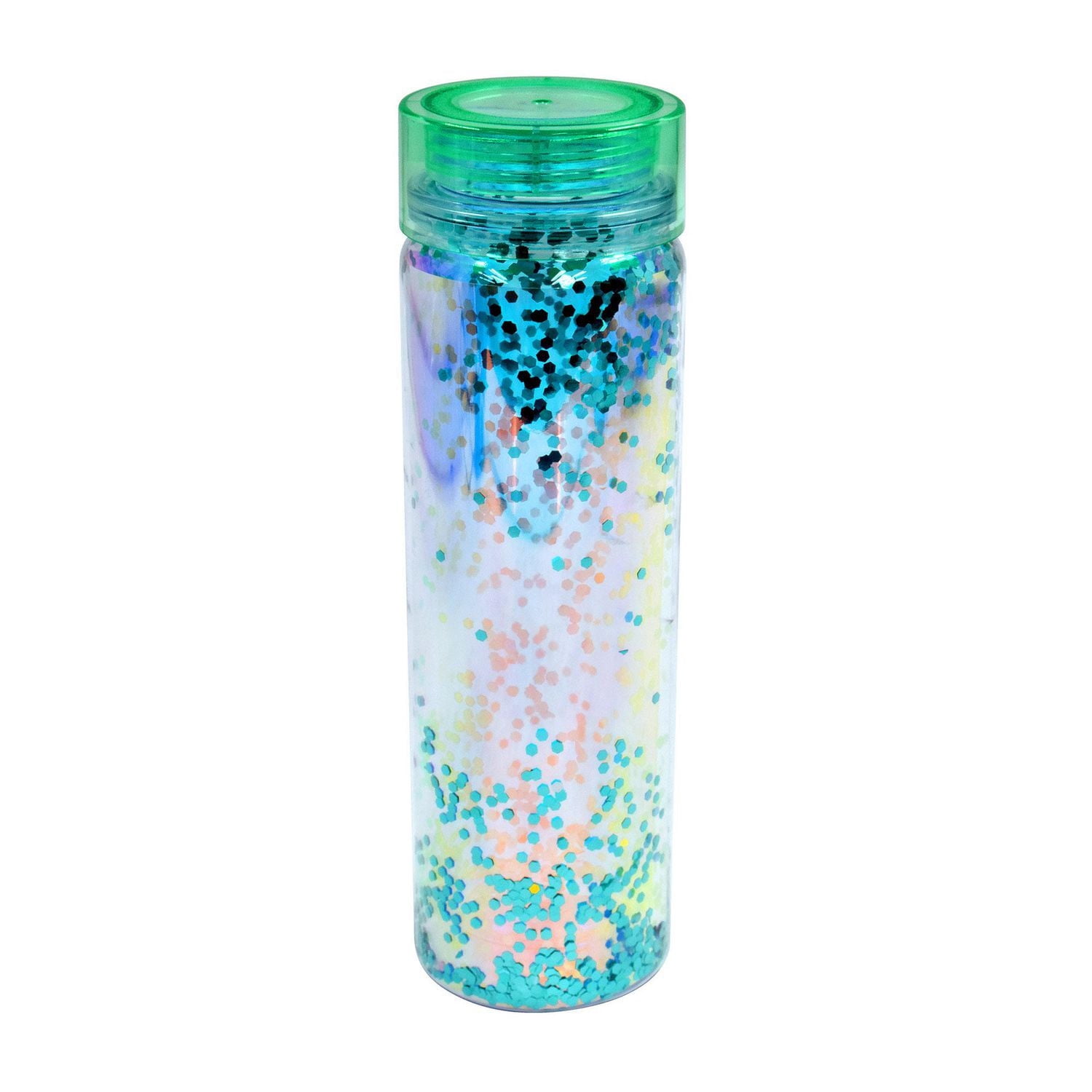 Mainstays Plastic Doublewall Water Bottle Green