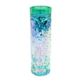thumbnail image 1 of Mainstays Plastic Doublewall Water Bottle Green, 1 of 3