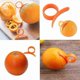 thumbnail image 5 of 2 Pcs Citrus Peelers, Orange Peelers, Citrus Removers, Plastic Fruit Cutting Tools (orange), 5 of 5