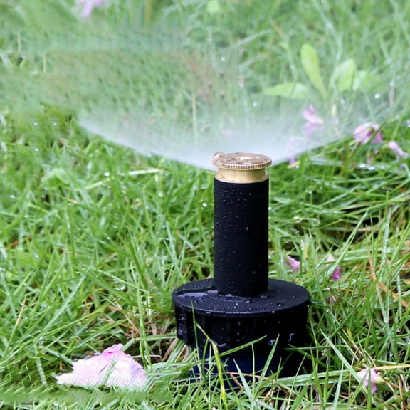 Goodhd 90/180/360° Automatic Pop-Up Nozzle Irrigation Tool Underground Lawn Sprinkler-360 Degree