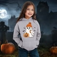 thumbnail image 3 of LRen Christmas Halloween Hoodie for Kids Girls Halloween Printed Hooded Sweatshirts Oversized Long Sleeve Hoodie Sweatshirt with Pocket Y2K Fall Winter Back to school, Halloween Tops, 3 of 5