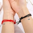 thumbnail image 2 of Kcodviy Couple Bracelet Magnet A Womens Statement Jewelry Pair of Male Jewelry for Women Rings and Female Hand Jewelry Womens Jewelry Rings Gift Line Vows, 2 of 9