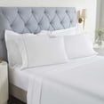 thumbnail image 5 of Superior Riverton Embroidered Cotton Bed Sheet Set, Full, White, 5 of 12
