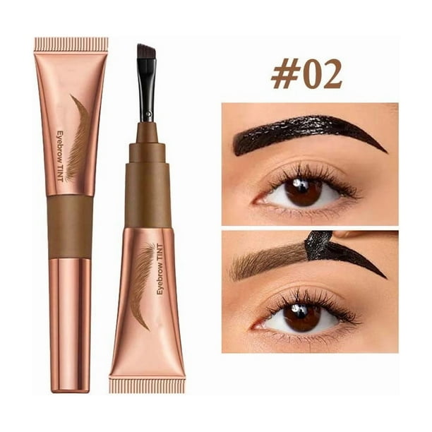 Lápiz de cejas, pegamento para cejas, pasta para cejas, resistente al agua y de larga duración, líquido para cejas, tinte semipermanente para cejas