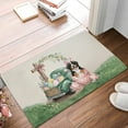 thumbnail image 2 of Easter Egg Bernese Mountain Dog Bunny Ear Welcome Spring Truck Doormat Berner Lover Gifts Indoor Outdoor Welcome Mat - 12002, 2 of 5