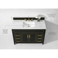 thumbnail image 5 of Ancerre Designs Aspen 48" Transitional Wood Bathroom Vanity Set in Black Onyx, 5 of 15