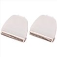 thumbnail image 1 of 2X Cuchillo Afilado con Cabeza de Hoja de Cerámica para Cortadora de Cabello Easy , Apto para Cortadora de Niños Adultos HK668A 500A 610 Y218, Blanco, 1 of 5