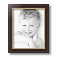 thumbnail image 2 of ArtToFrames 8" x 10" Mahogany and Gold Slope Picture Frame, 8x10 inch Brown MDF Poster Frame (WOM-4447), 1 Pack, 2 of 7