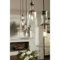 thumbnail image 6 of Progress Lighting, Latrobe Collection, 1-Light Pendant, Brushed Nickel, Clear Glass Shade, 6 of 9