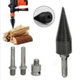 thumbnail image 3 of Wood Splitting Drill Screw Cone,  Coating Easy To Install Firewood Log Splitter Drill Bit Steel  For Logging, 3 of 8