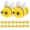 thumbnail image 1 of Shisuyan 35pcs Felt Bees For Crafts Adorable Wool Felt Bees Tiered Tray Decorations Multi-Function Felt Bee Decors, 1 of 8