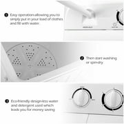 Gymax Compact Portable Washing Machine Twin Tub 20 lbs Washer Spinner Home Dorm