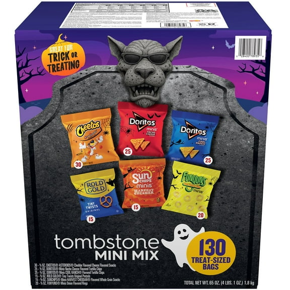 Frito-Lay Tombstone Mini Mix Variety Pack Chips, 0.5 oz., 130 ct.