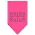 thumbnail image 1 of British Flag Rhinestone Bandana Bright Pink Small, 1 of 1