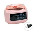thumbnail image 1 of Calentador de eléctrico para depilación de mujeres y hombres, compacto y resistente, con control de temperatura para rostro, piernas brazos. Rosa, 1 of 8