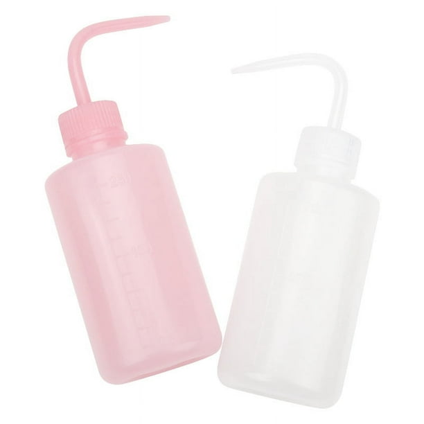 Zhuge Botella de líquido compresible, 150 ml, rosa + blanco, 2 unidades, ideal para una variedad de aplicaciones