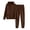Coffee, variant on Sweatsuits Women 2 Piece Outfit Casual Oversized Hoodie Sweat Set Matching Lounge Track Suit Comfy Sets Clothing Beige M