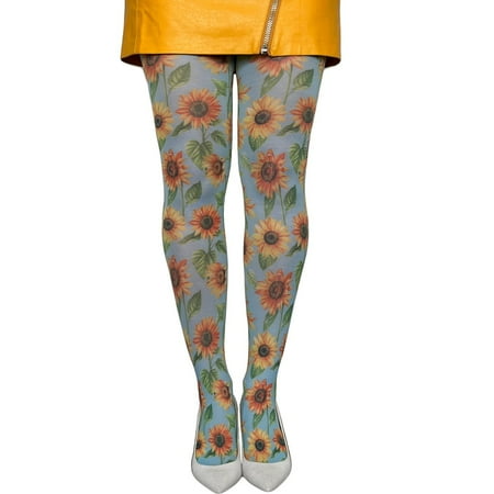 

Sun Flower Printed Tights for Women