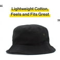 thumbnail image 5 of ORUYROP Unisex Washed Cotton Bucket Hat Summer Outdoor Cap, 5 of 5